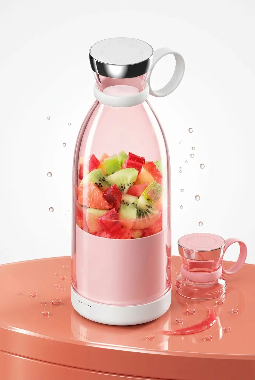 Mixeur Rose avec couvercle